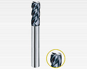 Long Shank 4 Flutes Corner Radius End Mills