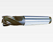 Carbide Brazed-on Helix end milling cutter